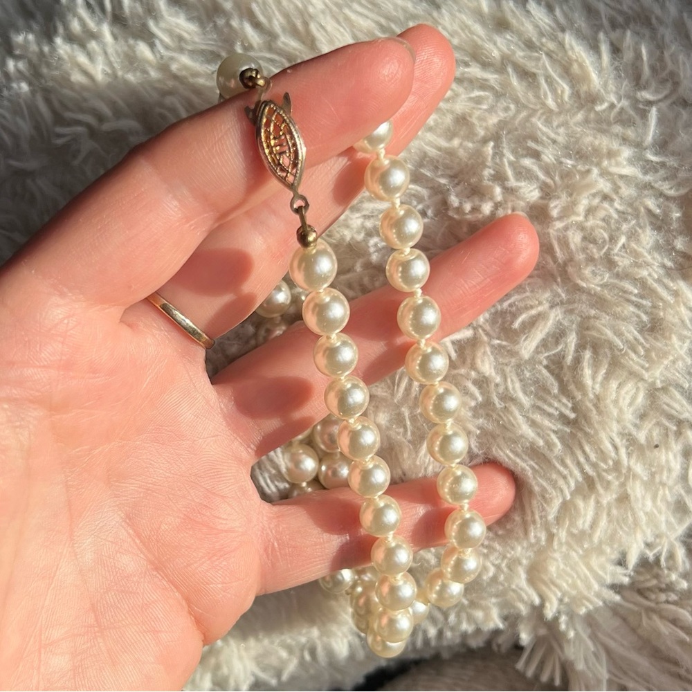 Faux Pearl Necklace